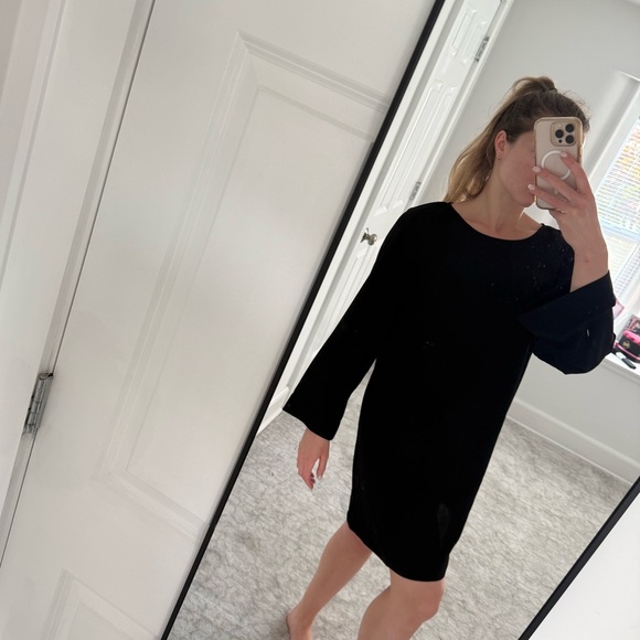 H&M relax fit black dress tunic - Picture 1 of 11